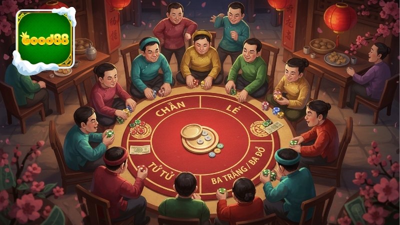 Luật chơi xóc đĩa và bộ dụng cụ cần thiết