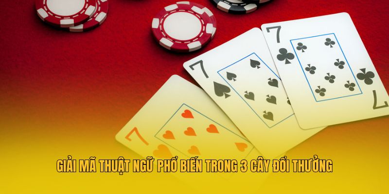 Giải mã thuật ngữ phổ biến trong 3 cây đổi thưởng